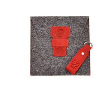 Load image into Gallery viewer, Leather Key Fob with Logo
