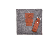 Load image into Gallery viewer, Leather Key Fob with Logo
