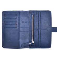 Load image into Gallery viewer, Leather Jetsetter Wallet - Cobalt
