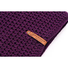 Load image into Gallery viewer, Plum Infinity Scarf and Beanie Set
