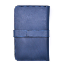 Load image into Gallery viewer, Leather Jetsetter Wallet - Cobalt
