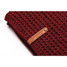 Load image into Gallery viewer, Crimson Heather Infinity Scarf and Beanie Set
