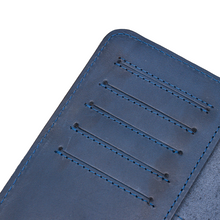 Load image into Gallery viewer, Leather Jetsetter Wallet - Cobalt
