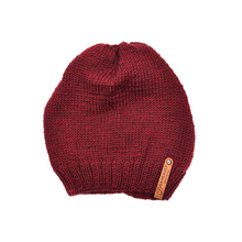 Load image into Gallery viewer, Crimson Heather Infinity Scarf and Beanie Set
