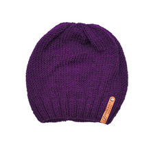 Load image into Gallery viewer, Plum Infinity Scarf and Beanie Set
