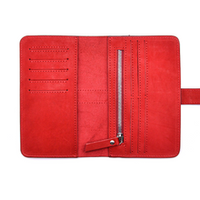 Load image into Gallery viewer, Leather Jetsetter Wallet - Crimson

