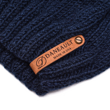 Load image into Gallery viewer, Navy Infinity Scarf and Beanie Set
