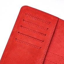 Load image into Gallery viewer, Leather Jetsetter Wallet - Crimson
