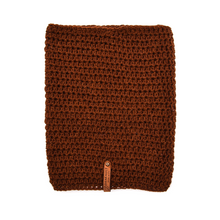 Load image into Gallery viewer, Chocolate Infinity Scarf and Beanie Set
