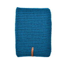 Load image into Gallery viewer, Cerulean Blue Infinity Scarf and Beanie Set
