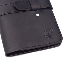 Load image into Gallery viewer, Leather Jetsetter Wallet - Ebony
