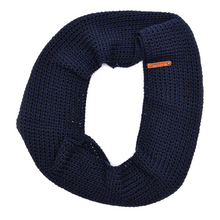 Load image into Gallery viewer, Navy Infinity Scarf and Beanie Set
