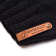 Load image into Gallery viewer, Black Infinity Scarf and Beanie Set

