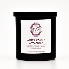 Load image into Gallery viewer, White Sage and Lavender Soy Candle

